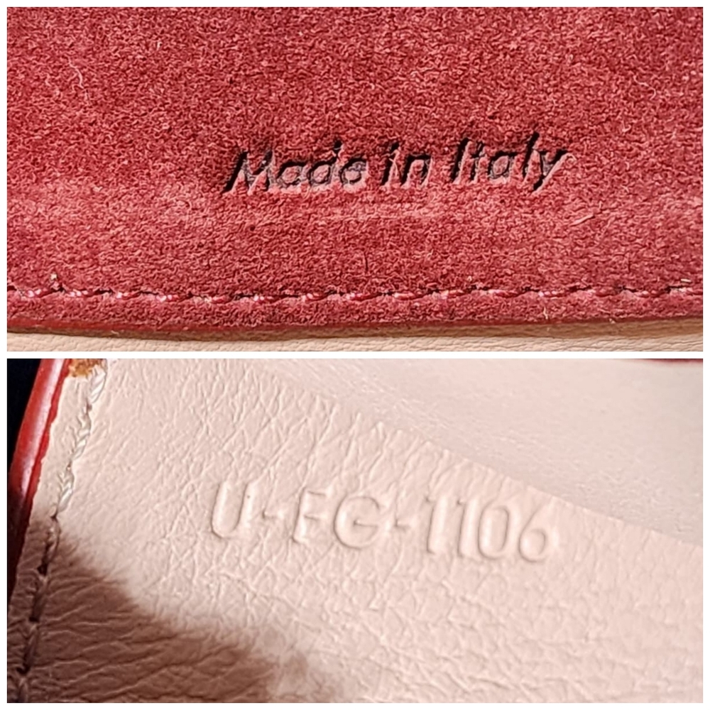 Celine Leather Strap Clutch Wine - Picture 5 of 15